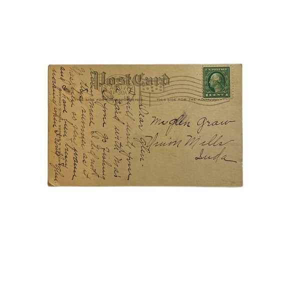 Antique 1916 Ephemera Gartner & Bender Postcard Humorous “Kewpie” Baby Raven SEE - Picture 3 of 5